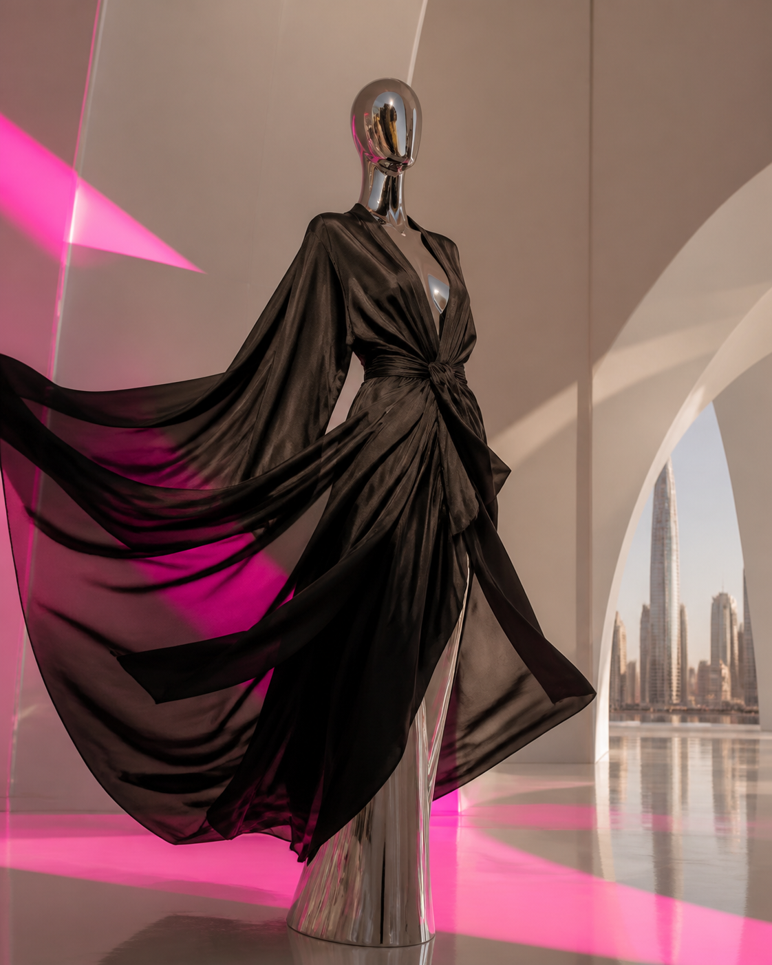 AI-created fashion campaign example